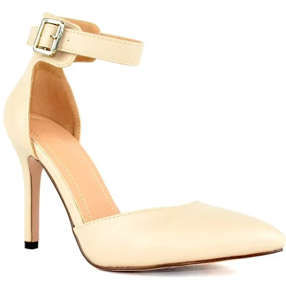 Women's High Heeled Closed Toe Stiletto - Picture 2 of 4